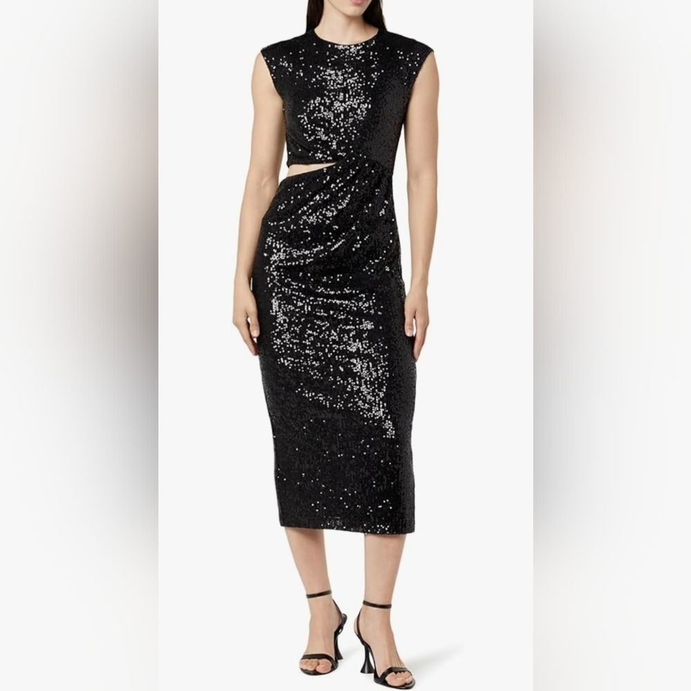 The Drop Women's Padma Cut-Out Sequin Midi Dress #703